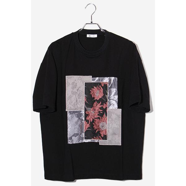 TAKEO KIKUCHI TK タケオキクチ ジャガードパッチワークカットソー T 