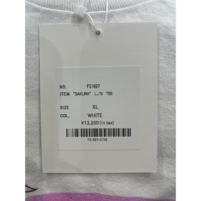 XL 未使用品 2025SS F-LAGSTUF-F × NARUTO フラグスタフ SAKURA L/S