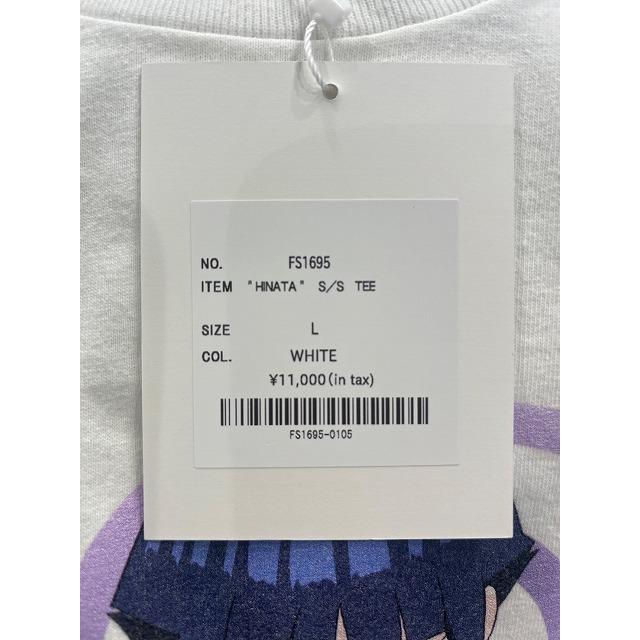 L 未使用品 2025SS F-LAGSTUF-F × NARUTO フラグスタフ HINATA S/S TEE