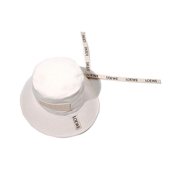 LOEWE ホワイト フィッシャーマンハット 人気 LOEWE ロエベ フィッシャーマンハット（キャンバス） (LOEWE