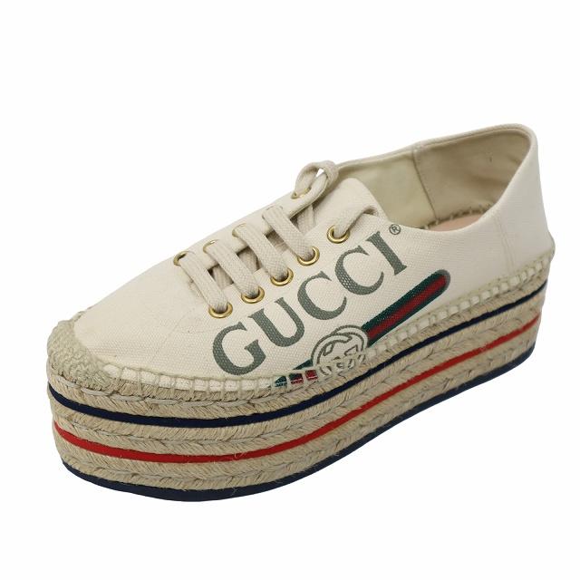 GUCCI（グッチ） 21.0cm GUCCI PAR AMOUR ヴィンテージロゴ プラット