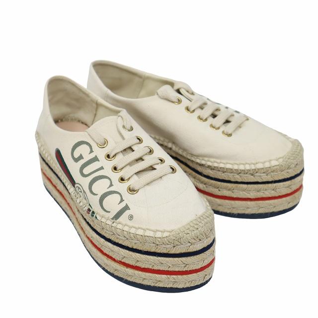 GUCCI（グッチ） 21.0cm GUCCI PAR AMOUR ヴィンテージロゴ プラット