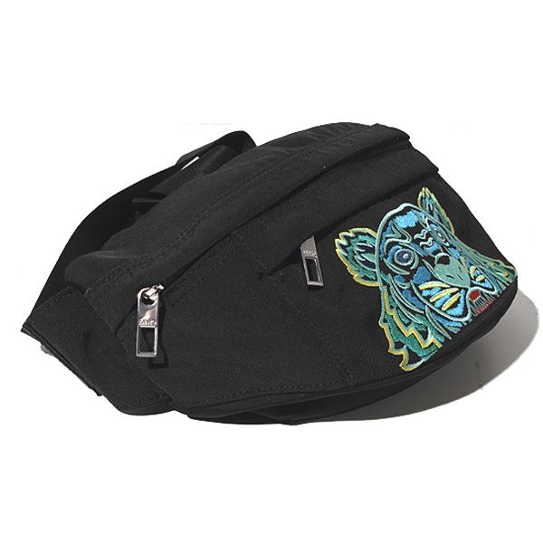 ケンゾー KENZO TIGER BUMBAG タイガー バン バッグ F BLACK ブラック 