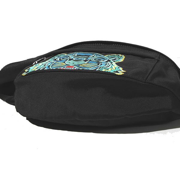 ケンゾー KENZO TIGER BUMBAG タイガー バン バッグ F BLACK ブラック 