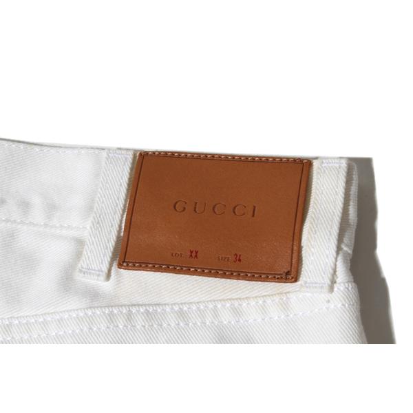GUCCI（グッチ） シルバー金具 ボトムス デニムパンツ 34 WHITE