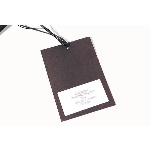 SHOOP シュープ SCRAPBOOK BELT スクラップ ブック ベルト 85 BLACK  