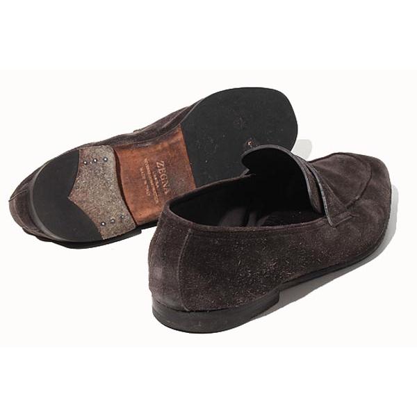 25.0cm Ermenegildo Zegna エルメネジルドゼニア LASOLA Suede