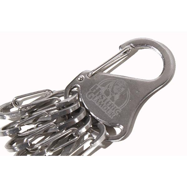 ヒステリックグラマー NITE IZE WOMAN AFLAME カラビナ HYSTERIC GLAMOUR NITE IZE × WOMAN AFLAME pt 5連 カラビナ