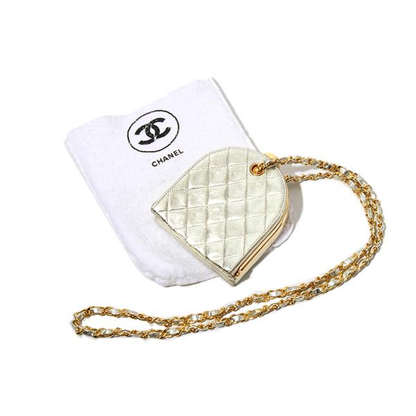 CHANEL 90s シャネル マトラッセ ココマーク CC ゴールド金具 がま口