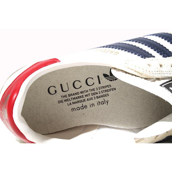 GUCCI レッド・ホワイトチェック モカシン GUCCI（グッチ） 21.0cm GUCCI × adidas アディダス GAZZELLE ガゼル