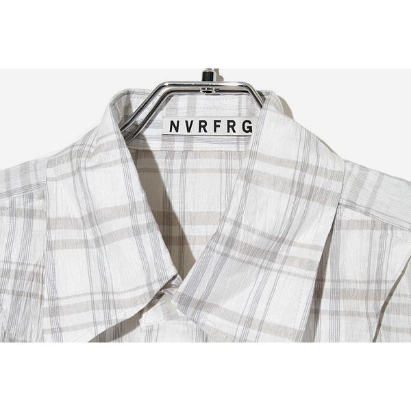 【中古】25SS NVRFRGT ネヴァーフォーゲット PLAID PANELLED UTILITY SHIRT プレイド パネルド ユーティリティ シャツ 2025SS NVRFRGT ネヴァーフォーゲット PLAID PANELLED UTILITY SHIRT