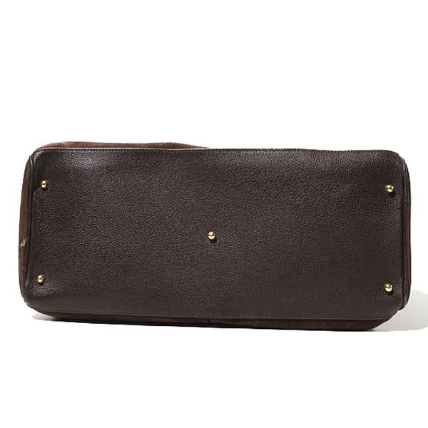 GUCCI（グッチ） バンブーライン スエードレザー ハンドバッグ FREE 