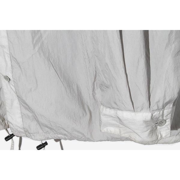 ATON エイトン HAND DYED NYLON SHIRT JACKET ナイロン シャツ