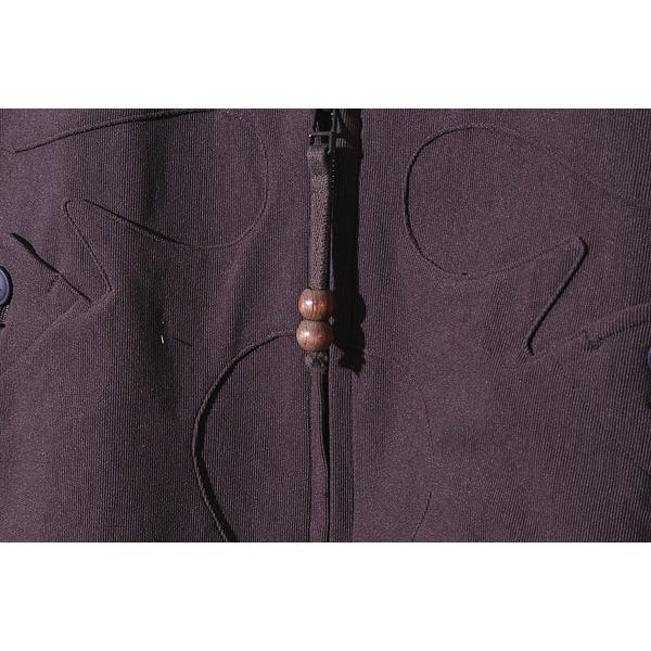 JIAN YE ジェンイェ HNMN TOP ジップアップ トップス L BROWN ブラウン