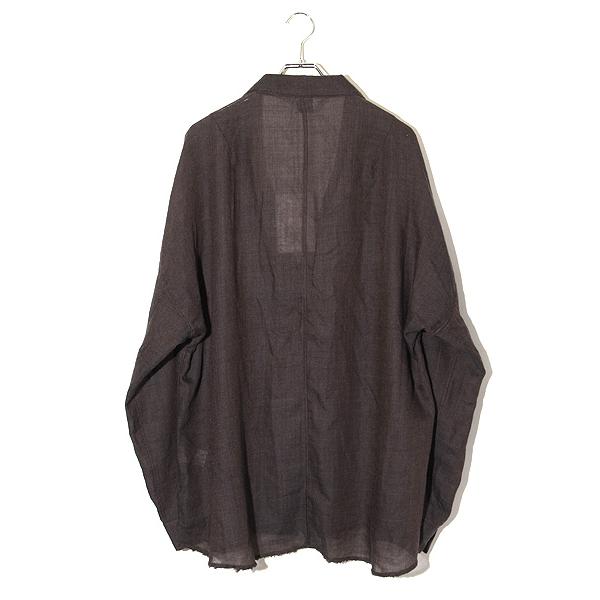 未使用品 2025AW ANCELLM アンセルム WOOL KERSEY TAILORED SHIRT