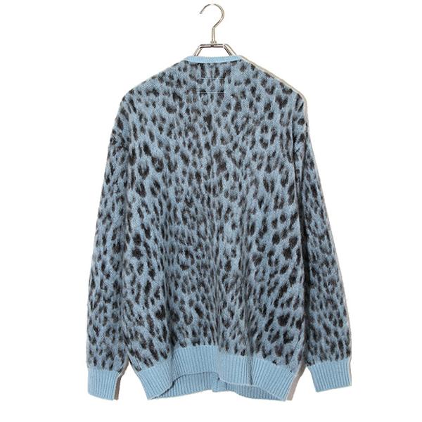 即完売人気カラー未使用　ワコマリア　レオパード　モヘアカーディガン　Mサイズ WACKO MARIA（ワコマリア） LEOPARD MOHAIR CARDIGAN (TYPE-1