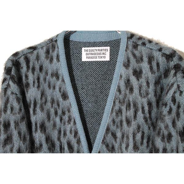 WACKO MARIA ワコマリア LEOPARD MOHAIR CARDIGAN (TYPE-1) レオパード