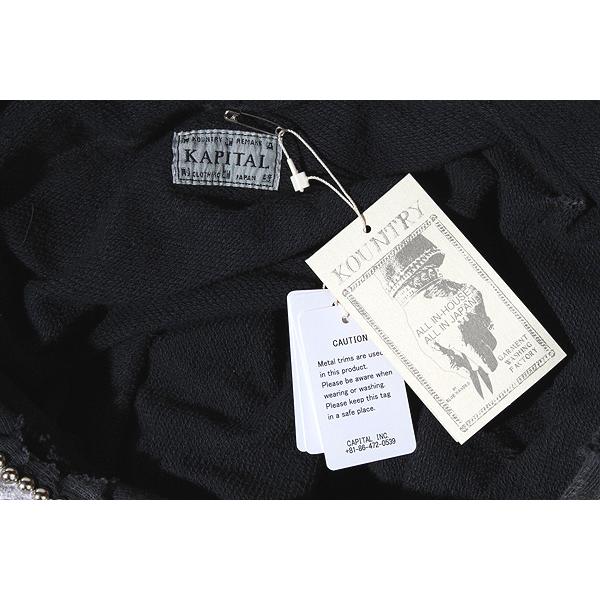 未使用品 KAPITAL キャピタル Thriller Damage Devil Hooded Parka 裏