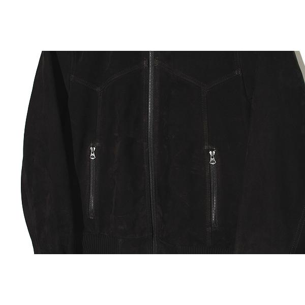 MINEDENIM マインデニム Calf Nubuck Zipup Rib BZ カーフ ヌバック