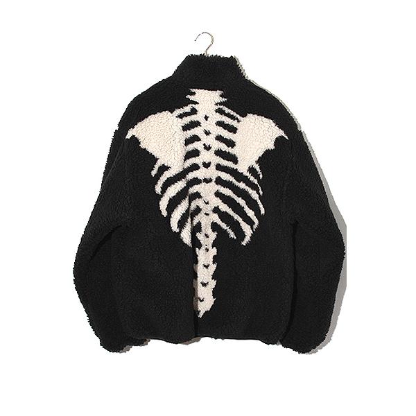 【中古】KAPITAL キャピタル BONE柄ボアフリース リバーシブルブルゾン 5 K2412LJ146 KAPITAL キャピタル Bone Boa Fleece Reversible Blouson BONE柄ボア