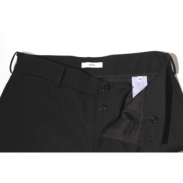 2023AW ATON エイトン BACK SATIN スタンダードパンツ スラックス 00