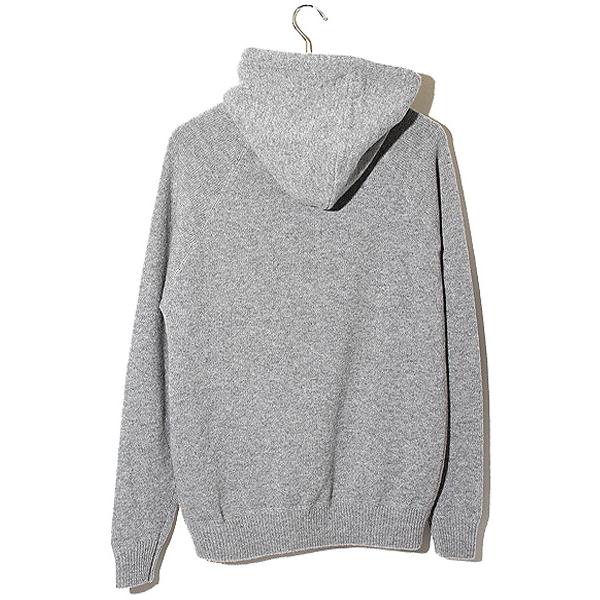 未使用品 BEAMS F ビームスエフ BAFY別注 ウール ニットパーカ 44 Grey