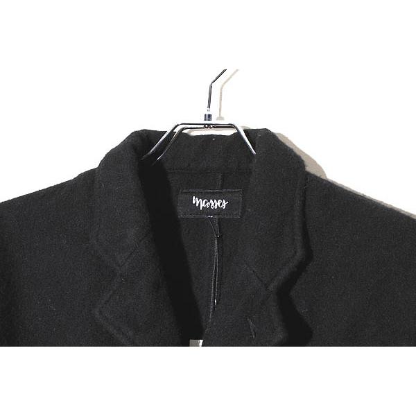 MASSES マシス WOOL JKT FELT ウールジャケット フェルト S BLACK