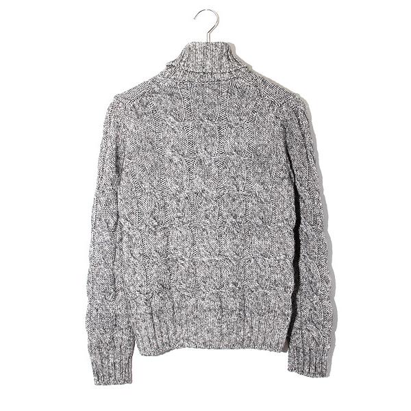 Gran Sasso（グランサッソ） シルク混 ケーブル編み ミドルゲージ