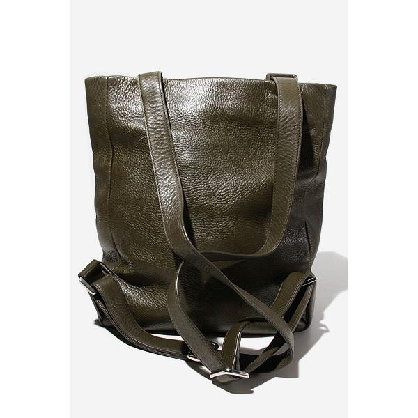 HIROFU ヒロフ ランポ ビッグジップ レザー リュック バックパック