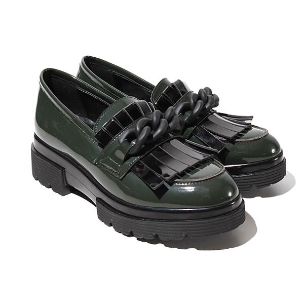 22〜22.5cm CINZIA ARAIA チンツィア アライア LEATHER FRINGE DETAIL 