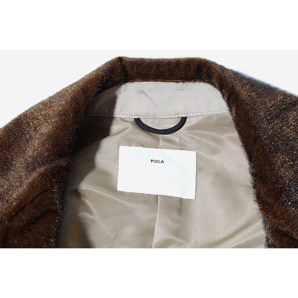 未使用品 TOGA PULLA トーガ プルラ BONDING FUR COAT ファー付き 
