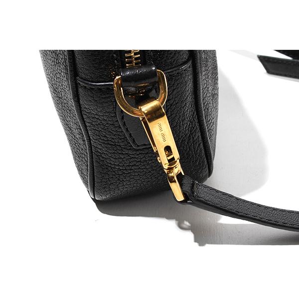 miu miu（ミュウミュウ） MADRAS マドラス レザー ショルダーバッグ