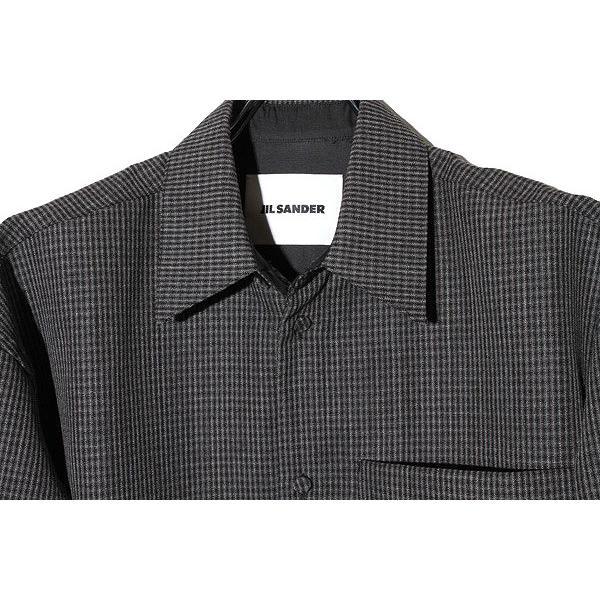 JIL SANDER ジルサンダー Wool Drawstring Overshirt ウール ドロー