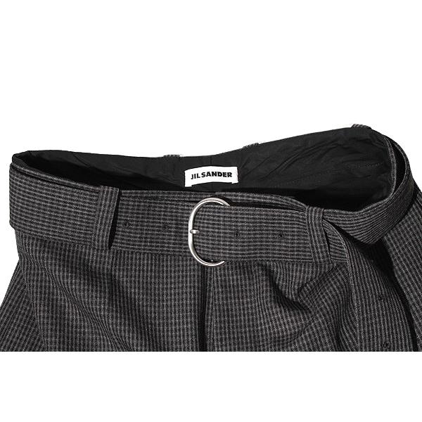 2024SS JIL SANDER ジルサンダー TROUSER 111 AW 25 ベルト付き ウール