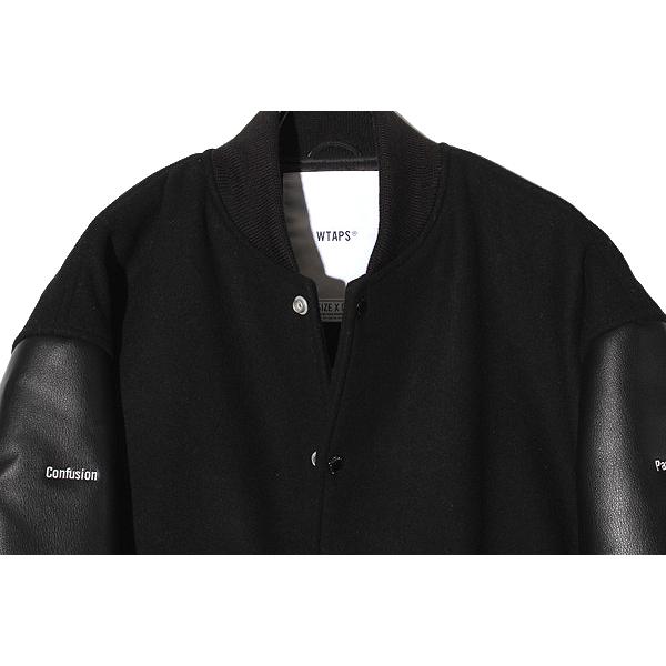 2024AW WTAPS ブラック 2024AW WTAPS ダブルタップス BC / JACKET WOPL. MELTON. SYNTHETIC