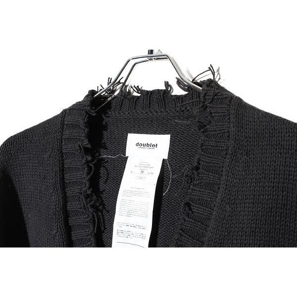 2023SS doublet ダブレット OVERSIZED CUT-OFF CARDIGAN オーバー