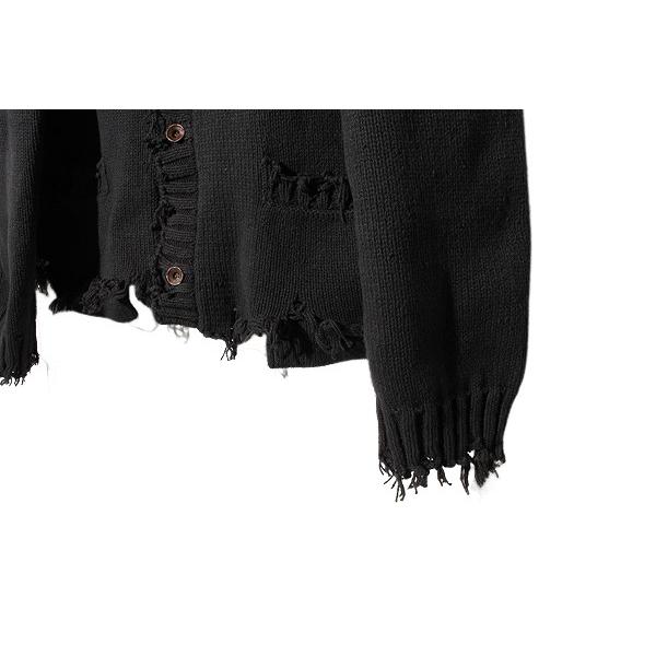 2023SS doublet ダブレット OVERSIZED CUT-OFF CARDIGAN オーバー