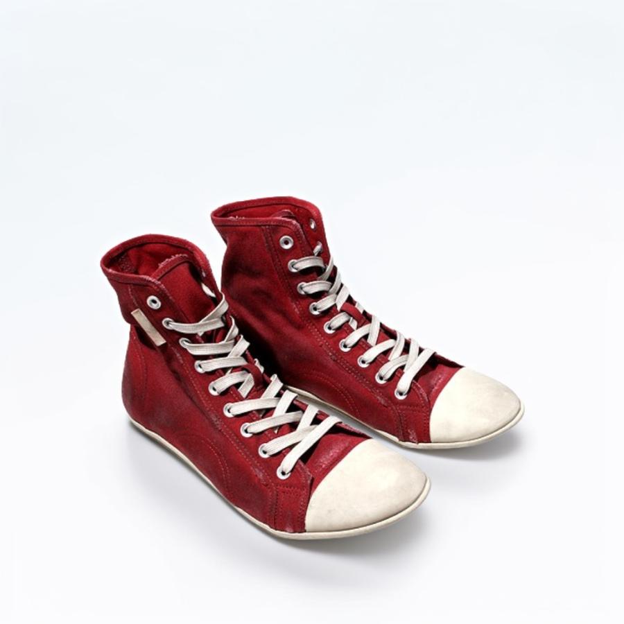 29.5cm 未使用品 BALENCIAGA バレンシアガ Paris Ultra Flat High Top Sneaker パリス ウルトラ ハイトップ スニーカー US12 RED レッド 79の画像