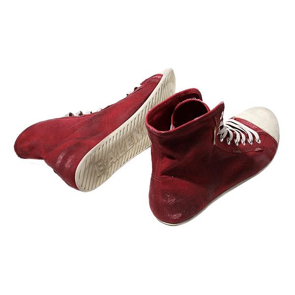 29.5cm 未使用品 BALENCIAGA バレンシアガ Paris Ultra Flat High Top Sneaker パリス ウルトラ ハイトップ スニーカー US12 RED レッド 79の画像