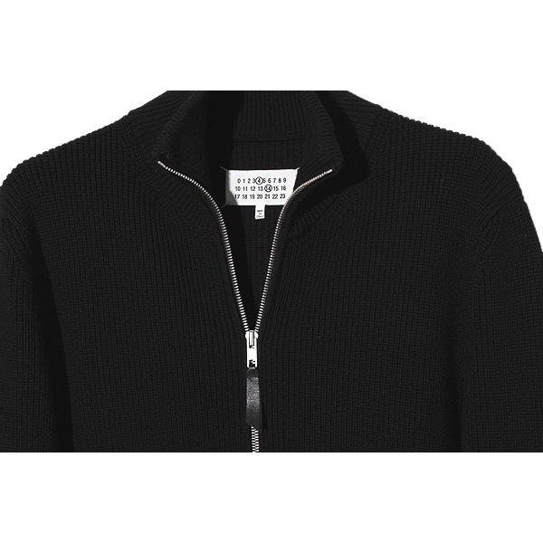 22AW Maison Margiela メゾンマルジェラ ドライバーズニット ジップ