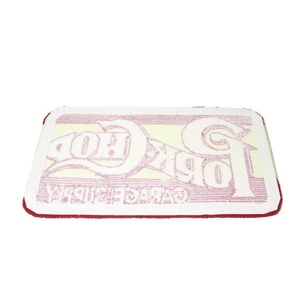 未使用品 PORKCHOP ポークチョップ SQUARE LOGO RUG MAT スクエア ロゴ 