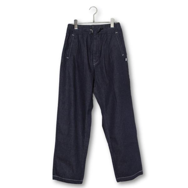 未使用品 2025AW DESCENDANT POST O?ALLS CINOH DENIM TROUSERS チノデニムトラウザーズパンツ デニムパンツ 1 nidigo インディゴ 252PODS-