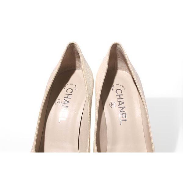 CHANEL（シャネル） 24.5cm〜25cm CHANEL グリッター ラメ カメリア 