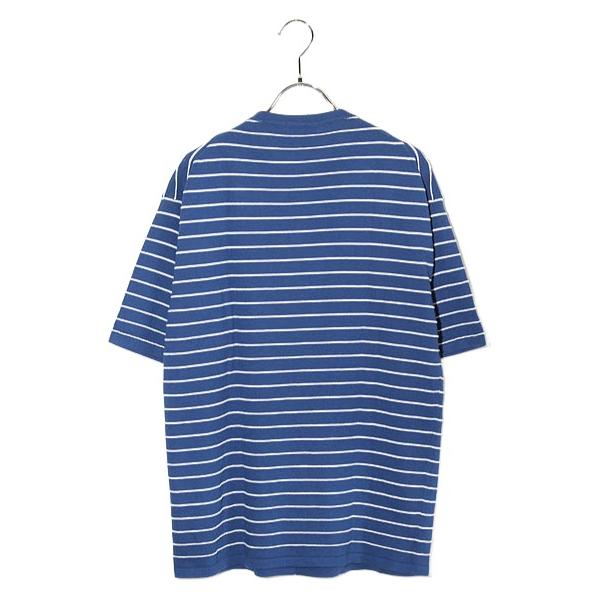 未使用品 cruciani クルチアーニ リンクボーダー ショートスリーブ 