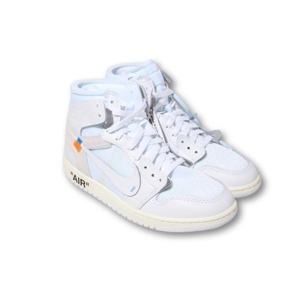 26cm 未使用品 NIKE Virgil Abloh Archive (V.A.A.) アブローアーカイブ Air Jordan 1 Retro High OG "Alaska" US8 "アラスカ" AA3834 100の画像