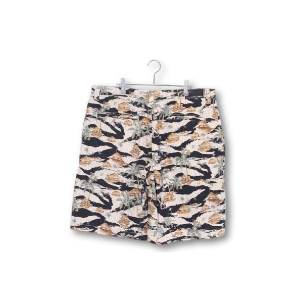 AMIRI アミリ Repeat Palm シリーズ コットン ショーツ 短パン 38 beige ベージュ AMDNSH10 18 /● メンズ_1