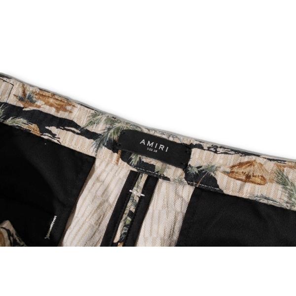AMIRI アミリ Repeat Palm シリーズ コットン ショーツ 短パン 38 beige ベージュ AMDNSH10 18 /● メンズ_3