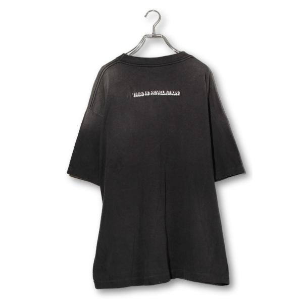 SAINT Mxxxxxx セントマイケル SS TEE/SAINT XL SS Tシャツ セイント "ブラック" SM-HR1-0000-008 日本製 /● メンズの画像