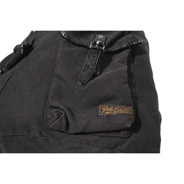 POLO RALPH LAUREN ポロ ラルフローレン キャンバス×レザー バック