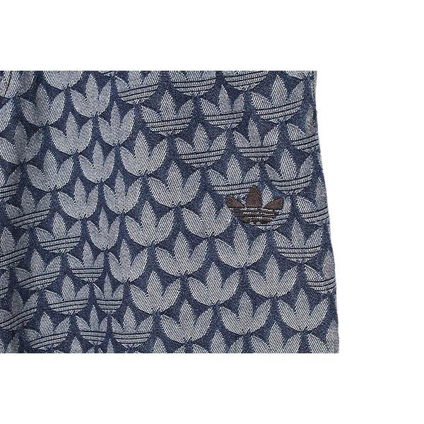 メンズ adidas デニム ルーズ モノグラム パンツ34インチ 新品未使用 L 